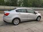 2013 Kia Rio Lx Silver vin: KNADM4A36D6135375