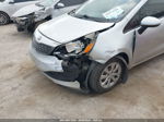 2013 Kia Rio Lx Silver vin: KNADM4A36D6161233