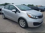 2013 Kia Rio Lx Silver vin: KNADM4A36D6181434