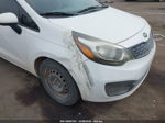 2013 Kia Rio Lx White vin: KNADM4A36D6199142