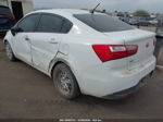 2013 Kia Rio Lx White vin: KNADM4A36D6199142