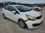 2013 Kia Rio Lx White vin: KNADM4A36D6263258