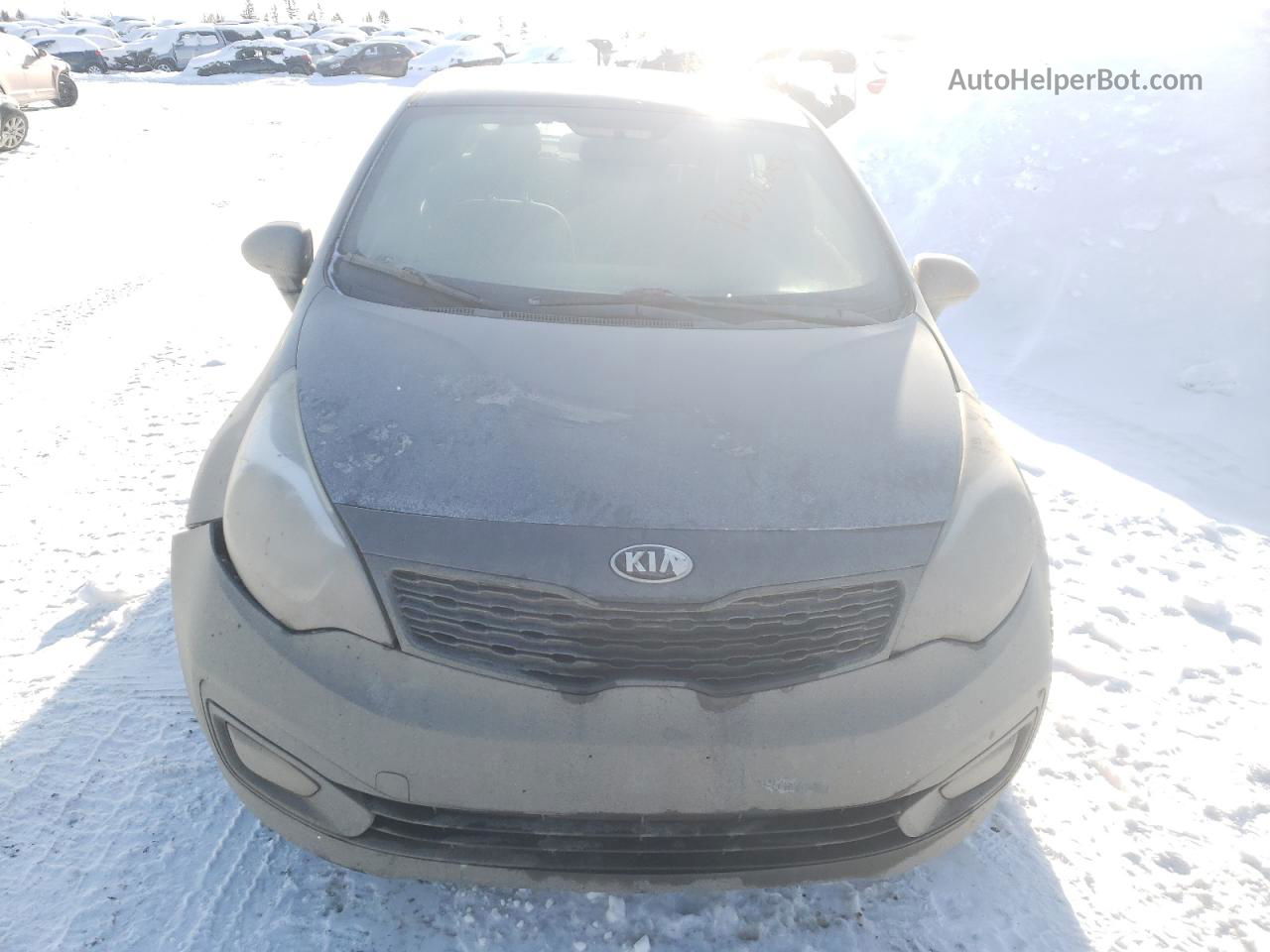 2013 Kia Rio Lx Черный vin: KNADM4A36D6291738