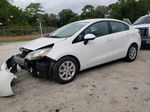 2013 Kia Rio Lx Белый vin: KNADM4A36D6302298