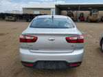 2014 Kia Rio Lx Silver vin: KNADM4A36E6324660