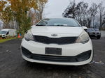 2014 Kia Rio Lx White vin: KNADM4A36E6331592