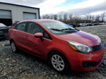 2014 Kia Rio Lx Red vin: KNADM4A36E6341331