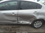 2014 Kia Rio Lx Silver vin: KNADM4A36E6349736