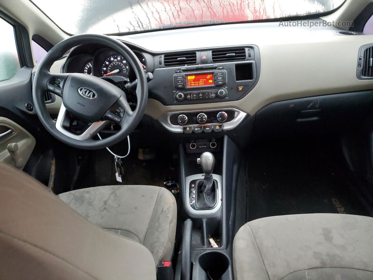 2014 Kia Rio Lx Черный vin: KNADM4A36E6354595