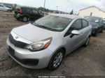 2014 Kia Rio Lx Silver vin: KNADM4A36E6386625