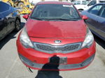 2014 Kia Rio Lx Red vin: KNADM4A36E6388147