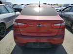 2014 Kia Rio Lx Red vin: KNADM4A36E6388147