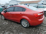 2014 Kia Rio Lx Red vin: KNADM4A36E6394868