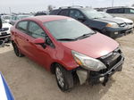 2014 Kia Rio Lx Красный vin: KNADM4A36E6398421