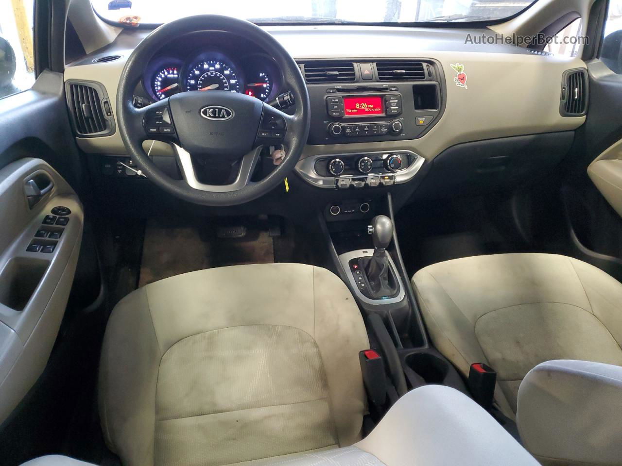 2013 Kia Rio Lx Черный vin: KNADM4A37D6112770