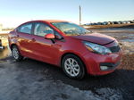 2013 Kia Rio Lx Red vin: KNADM4A37D6138835