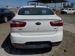 2013 Kia Rio Lx White vin: KNADM4A37D6154758