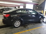 2013 Kia Rio Lx Black vin: KNADM4A37D6173584