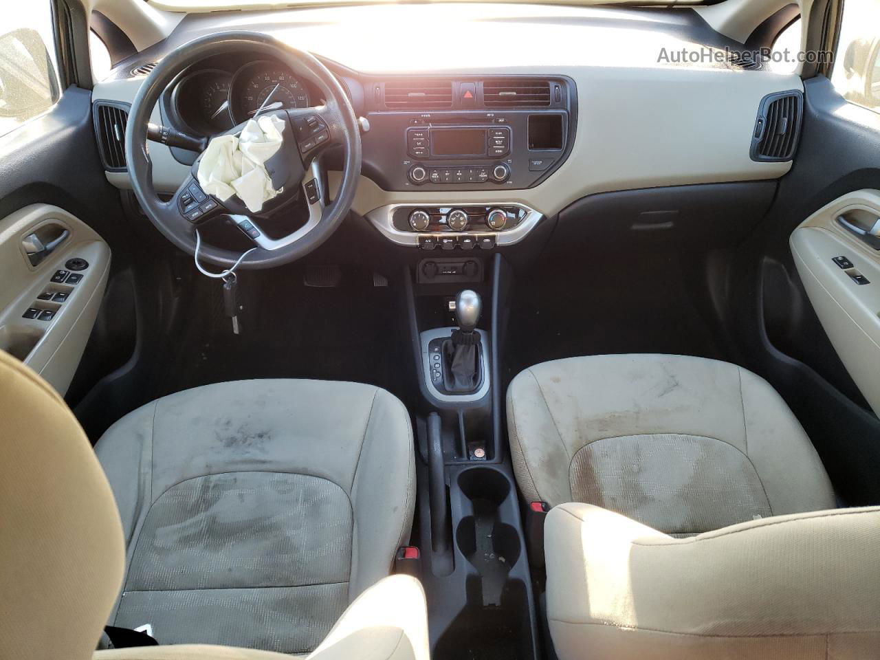 2013 Kia Rio Lx Черный vin: KNADM4A37D6179840