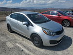 2013 Kia Rio Lx Silver vin: KNADM4A37D6244766