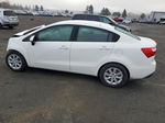 2013 Kia Rio Lx Белый vin: KNADM4A37D6296379