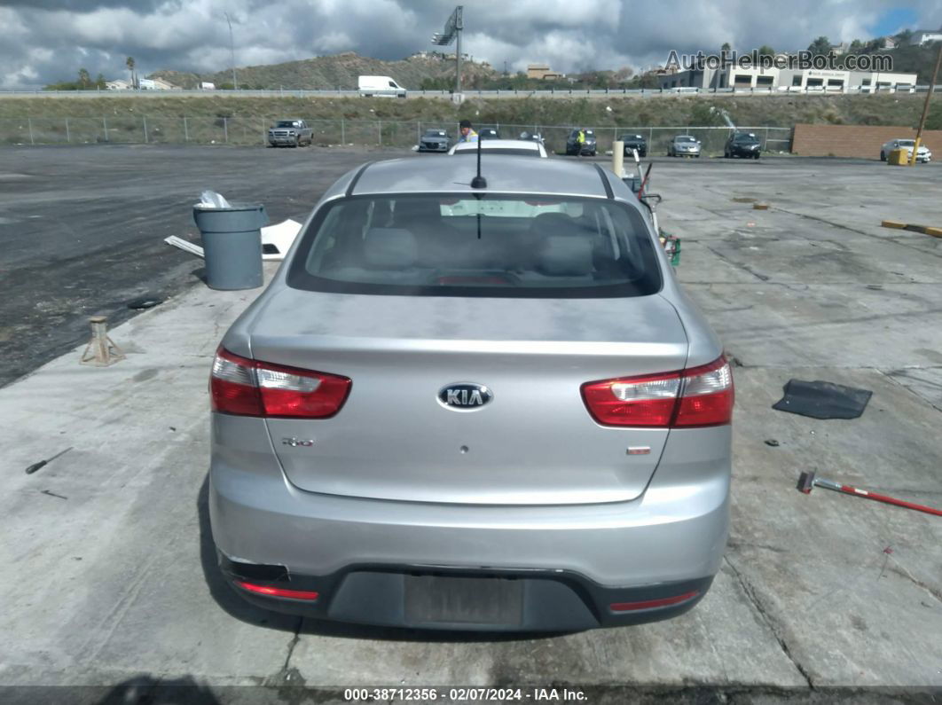 2013 Kia Rio Lx Gray vin: KNADM4A37D6308420