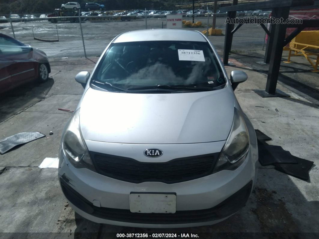 2013 Kia Rio Lx Gray vin: KNADM4A37D6308420