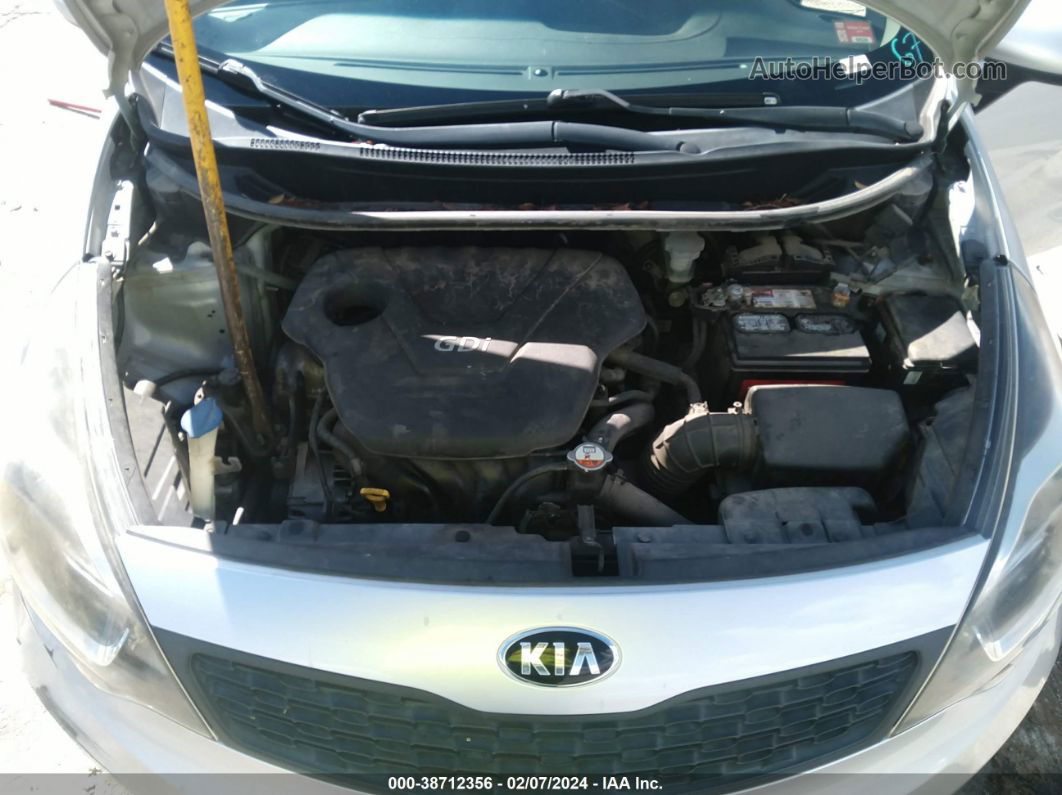 2013 Kia Rio Lx Gray vin: KNADM4A37D6308420