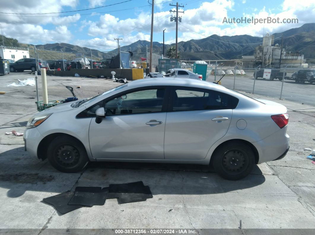 2013 Kia Rio Lx Gray vin: KNADM4A37D6308420