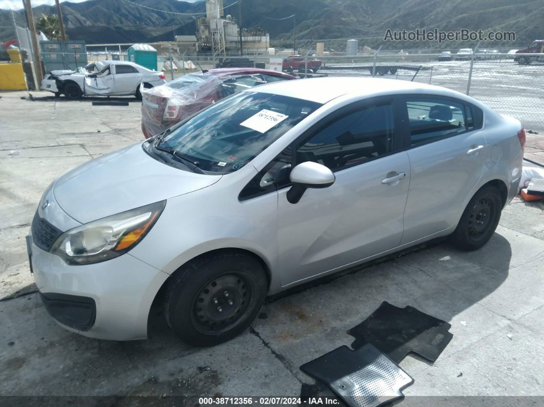 2013 Kia Rio Lx Gray vin: KNADM4A37D6308420