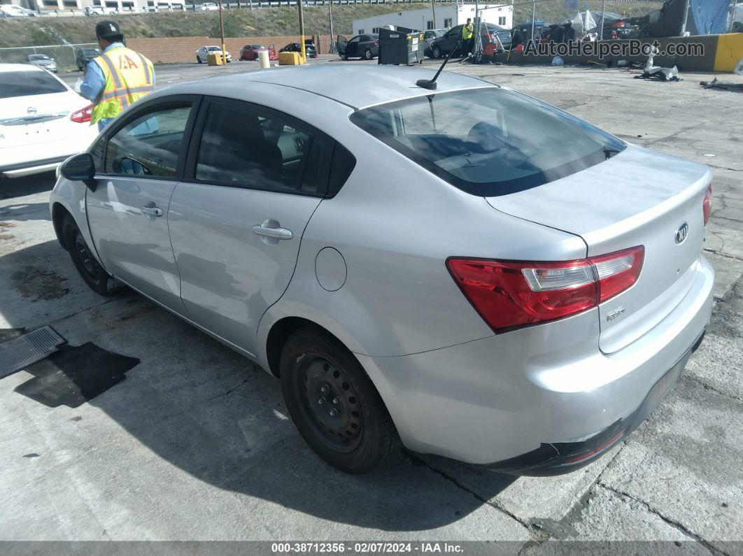 2013 Kia Rio Lx Gray vin: KNADM4A37D6308420