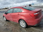 2013 Kia Rio Lx Red vin: KNADM4A37D6309986