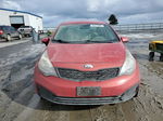 2013 Kia Rio Lx Red vin: KNADM4A37D6309986