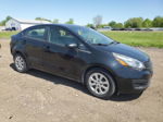 2014 Kia Rio Lx Black vin: KNADM4A37E6324201