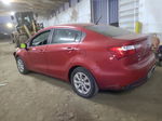 2014 Kia Rio Lx Red vin: KNADM4A37E6326529