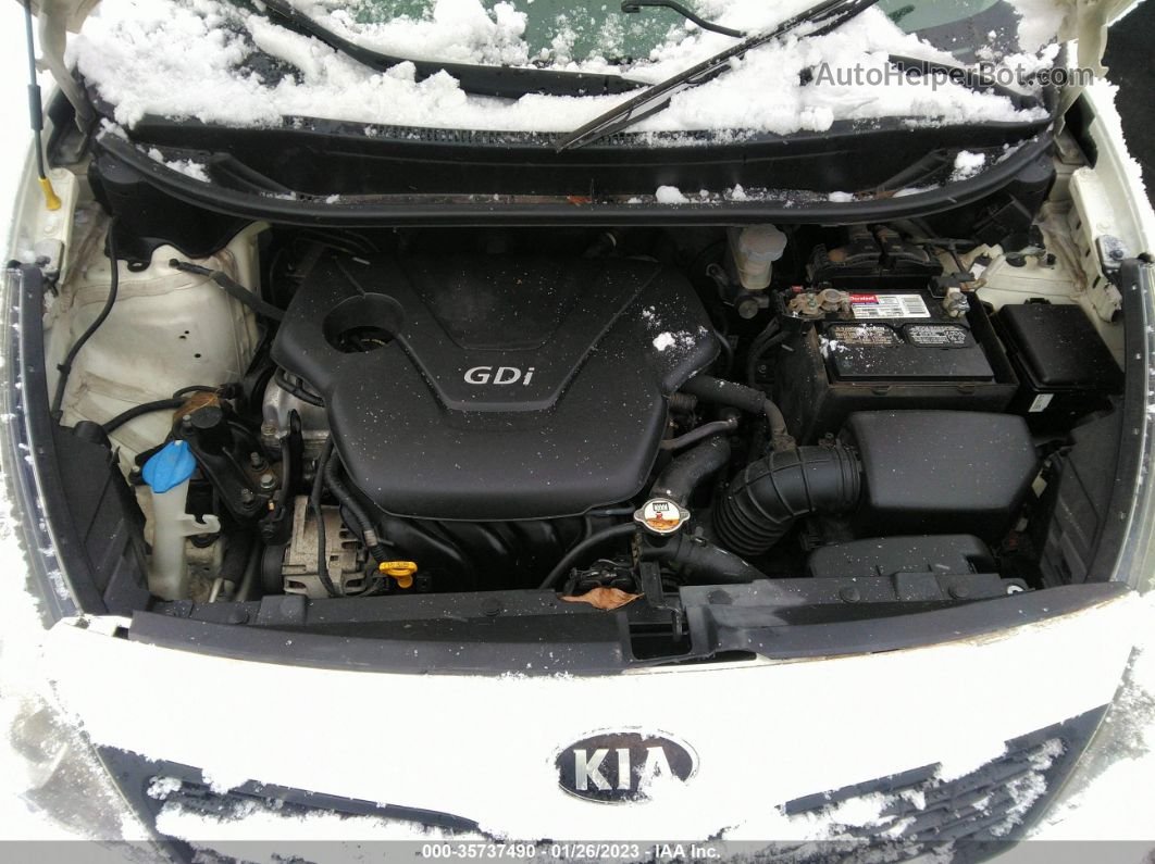 2014 Kia Rio Lx Белый vin: KNADM4A37E6335473