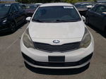 2014 Kia Rio Lx White vin: KNADM4A37E6357845