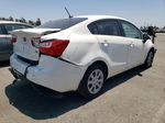 2014 Kia Rio Lx White vin: KNADM4A37E6357845