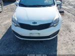 2014 Kia Rio Lx White vin: KNADM4A37E6365699