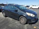 2014 Kia Rio Lx Black vin: KNADM4A37E6370725