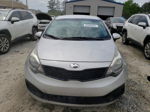 2014 Kia Rio Lx Silver vin: KNADM4A37E6395429