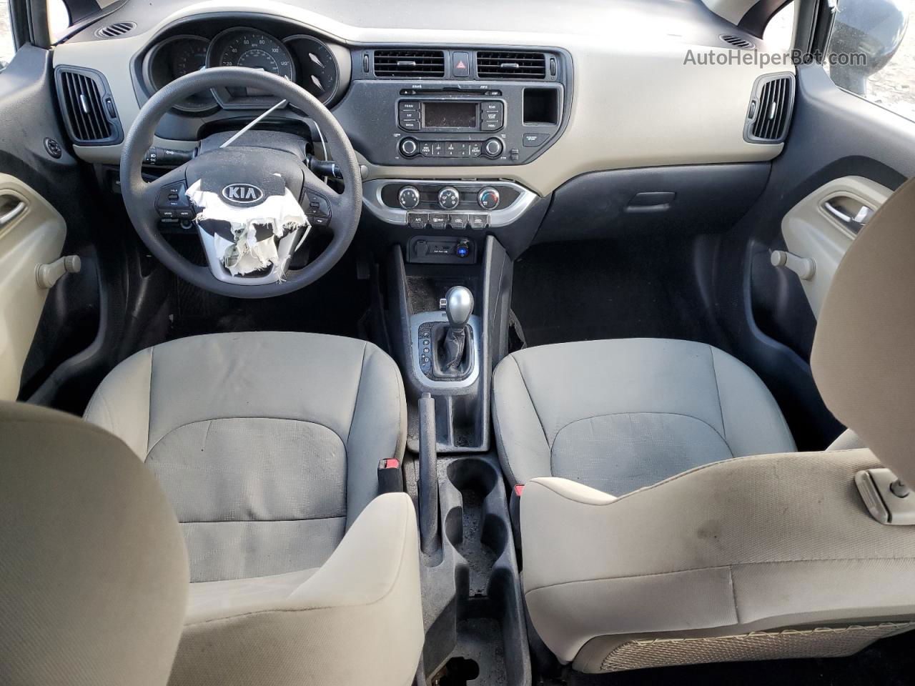 2014 Kia Rio Lx Черный vin: KNADM4A37E6420233