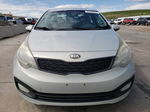 2013 Kia Rio Lx Silver vin: KNADM4A38D6136334