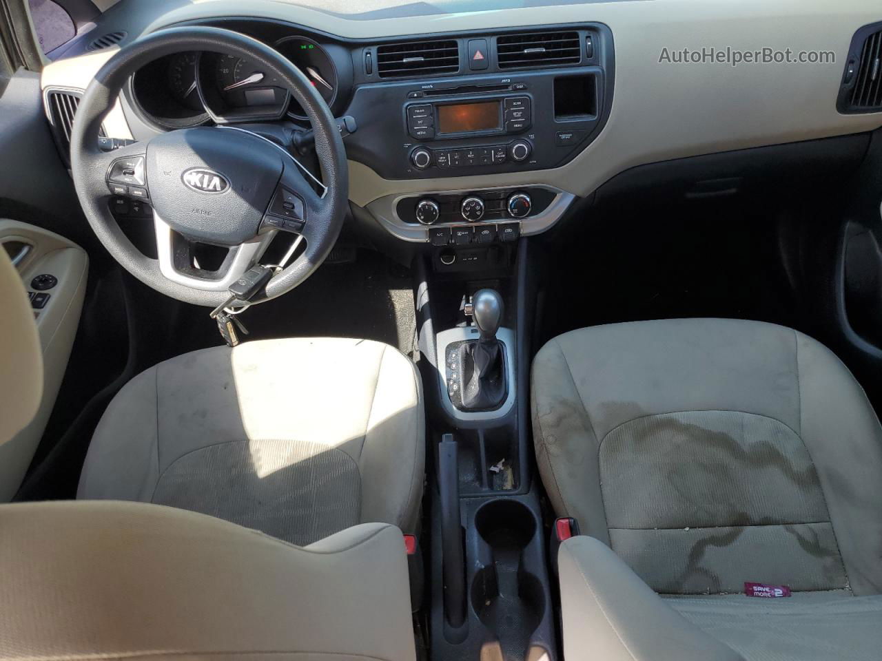 2013 Kia Rio Lx Черный vin: KNADM4A38D6172900