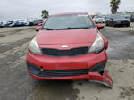 2013 Kia Rio Lx Красный vin: KNADM4A38D6205927