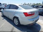 2013 Kia Rio Lx Silver vin: KNADM4A38D6230164