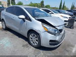 2013 Kia Rio Lx Silver vin: KNADM4A38D6230164