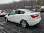 2013 Kia Rio Lx White vin: KNADM4A38D6241813