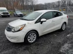 2013 Kia Rio Lx White vin: KNADM4A38D6241813