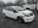 2013 Kia Rio Lx White vin: KNADM4A38D6241813